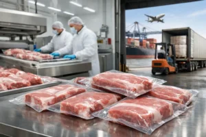 Vacuum Packaging Fresh Pork for Global Export